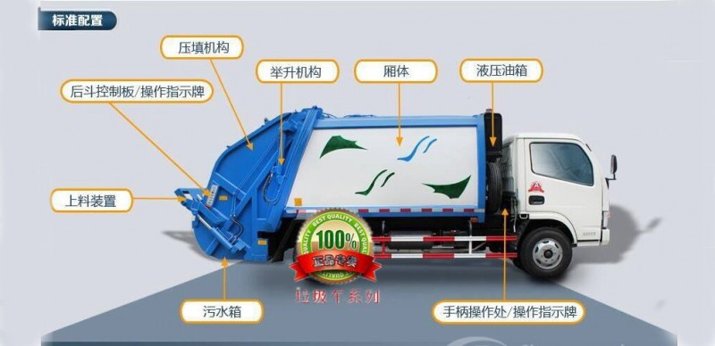 東風(fēng)D9壓縮垃圾車(10-12方)