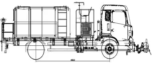 東風(fēng)天錦型道路清洗車(chē)