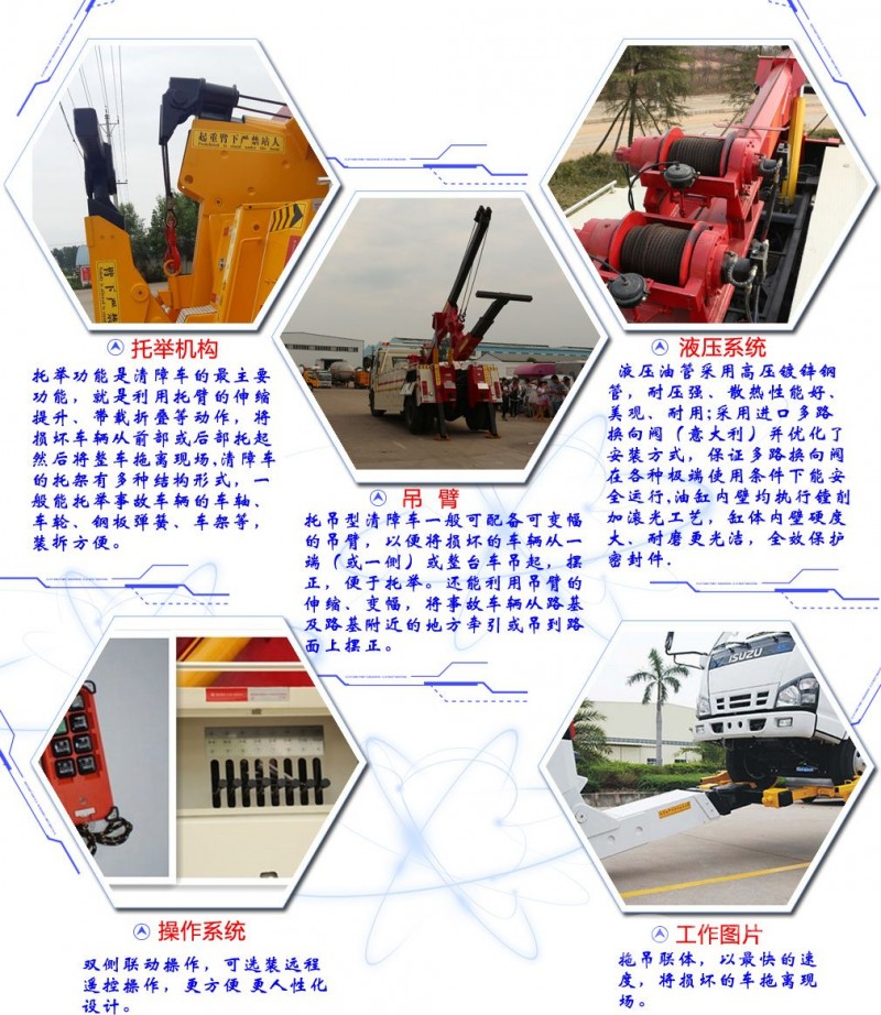 重汽豪沃前四后八一托一清障車