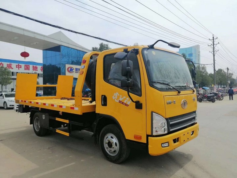 解放虎V藍(lán)牌一拖二清障車