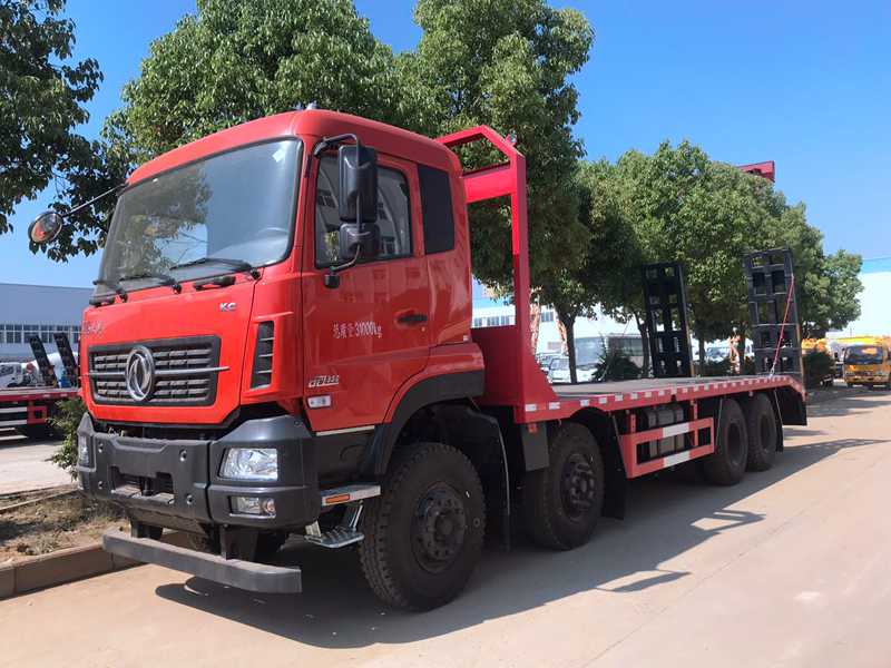 東風天龍前四后八平板運輸車 東風天龍前四后八平板運輸車圖片